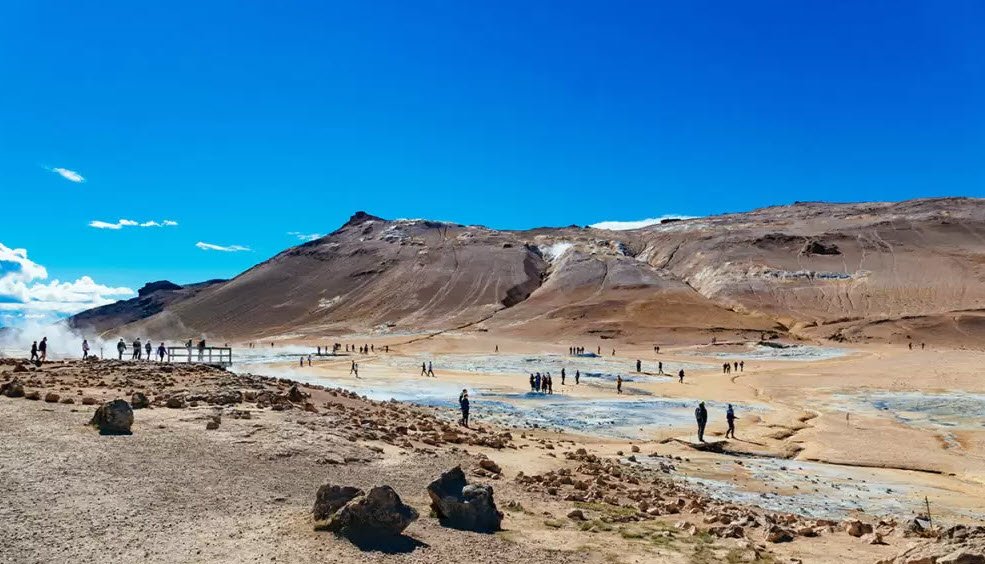 Hverir Geothermal Area, Near Mývatn, North Iceland, Iceland